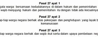 Pasal 27 Ayat 2 Tentang